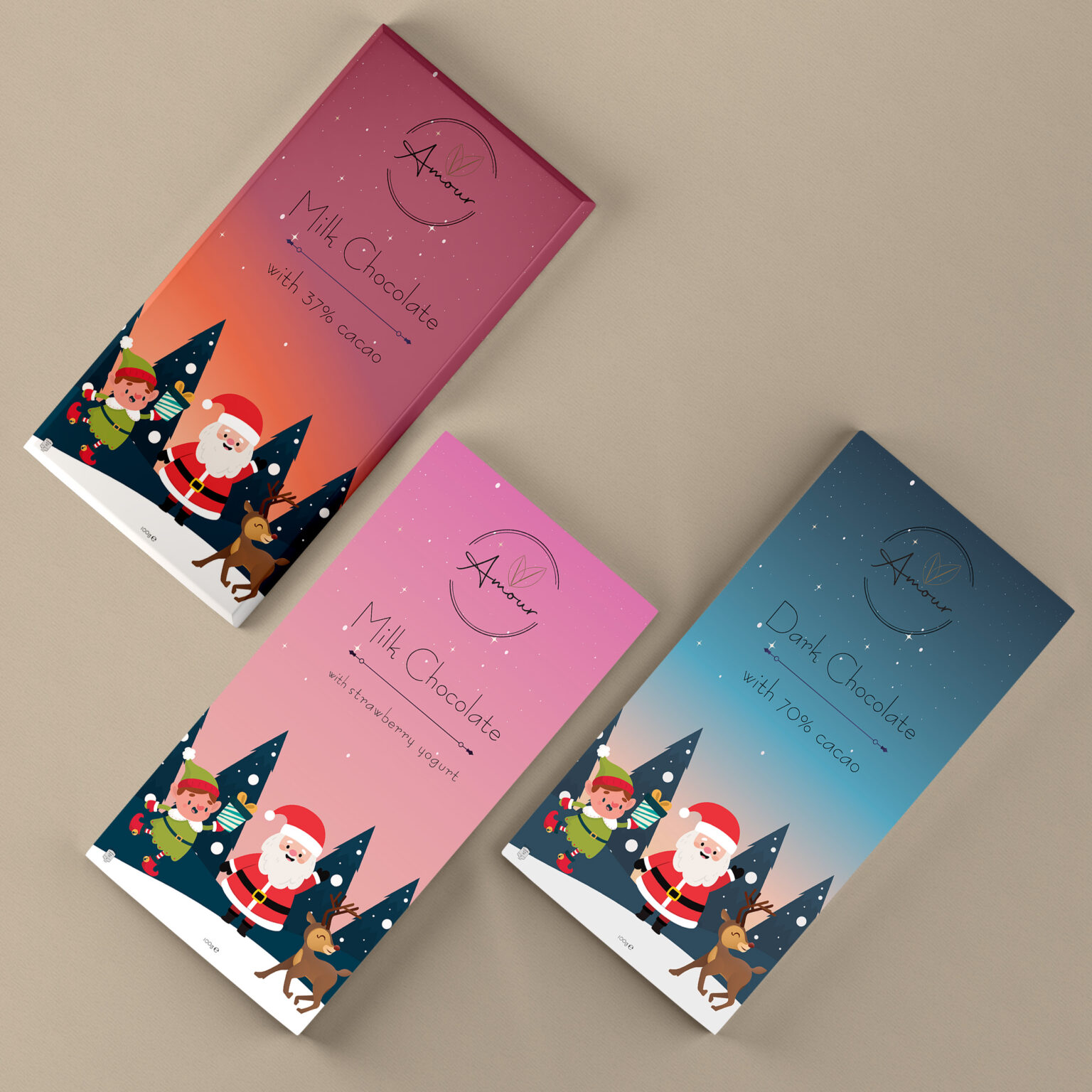 Amour Chocolate || Christmas Packaging