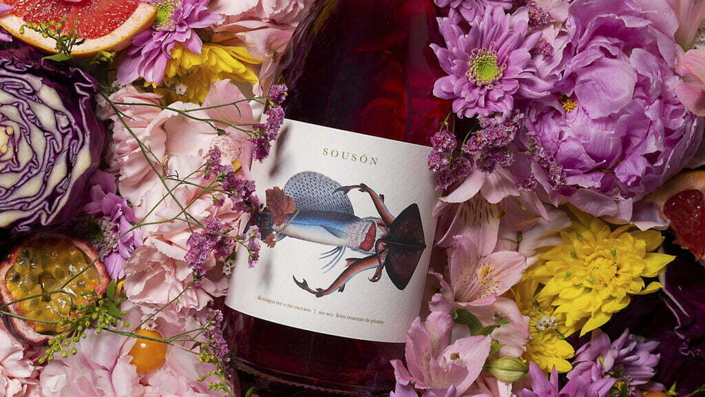 Sousón Wine Label Art