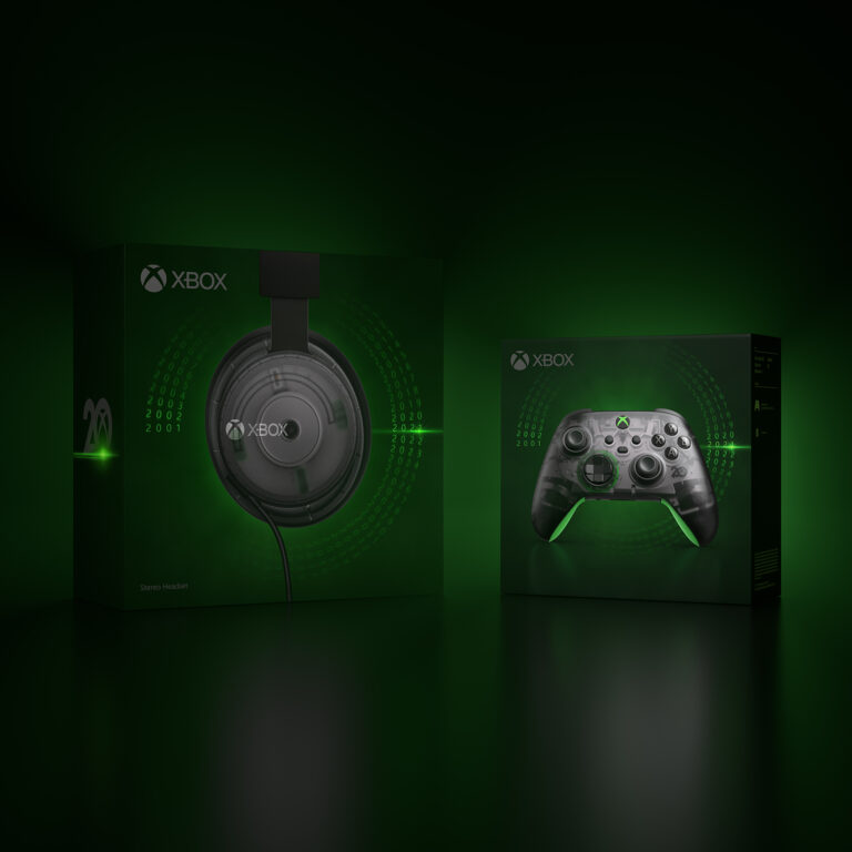 Xbox 20th Anniversary Accessory Packaging
