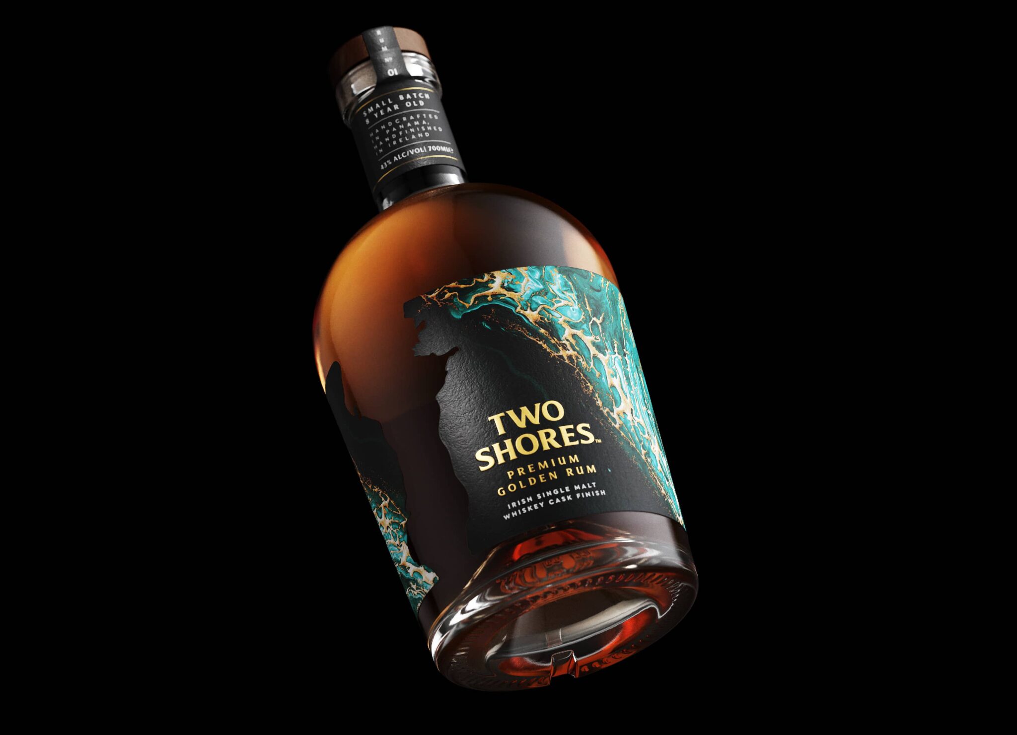 Two Shores Golden Aged Rum