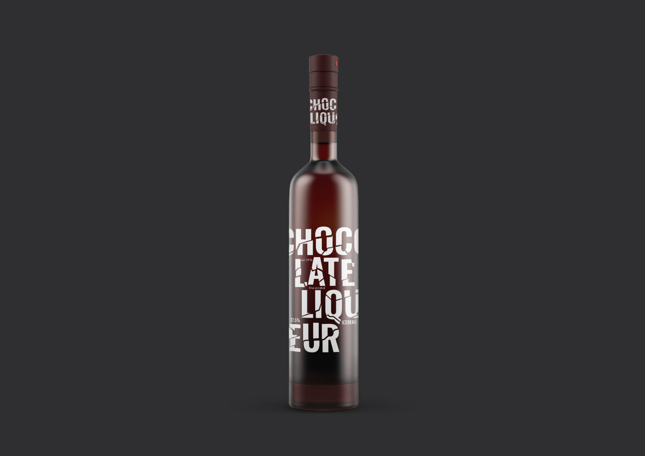 Liqueur bottles design concept