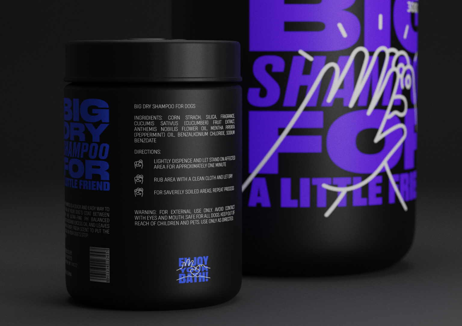 BIG SHAMPOO FOR A LITTLE FRIEND