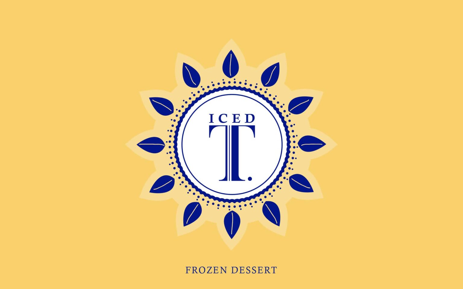 Iced T frozen dessert