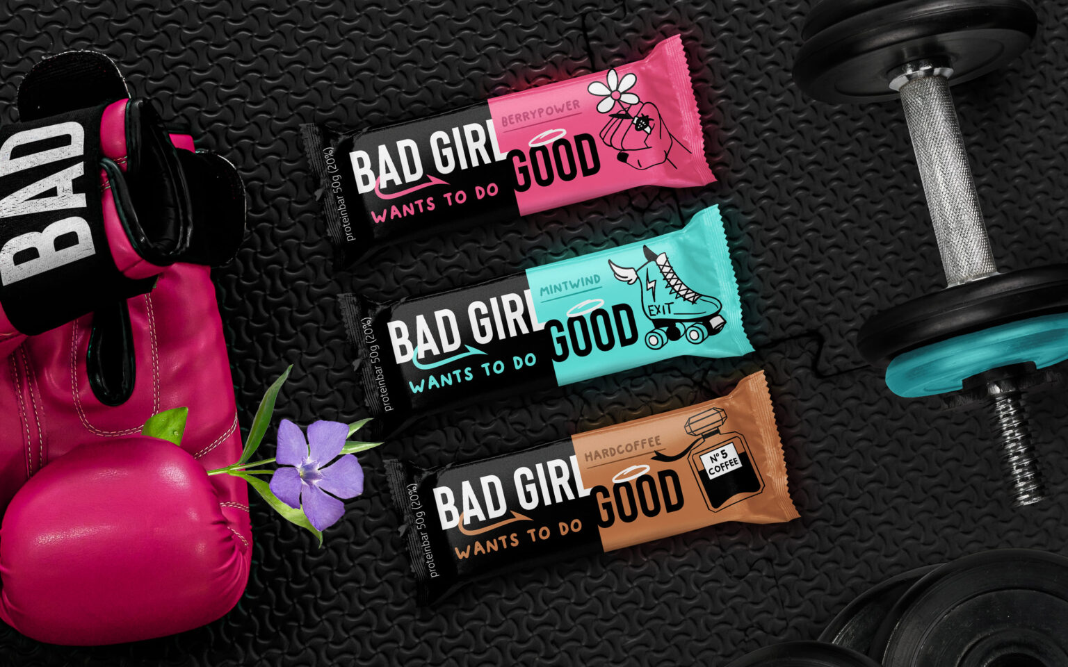 BAD GIRL wants to do GOOD — protein bars