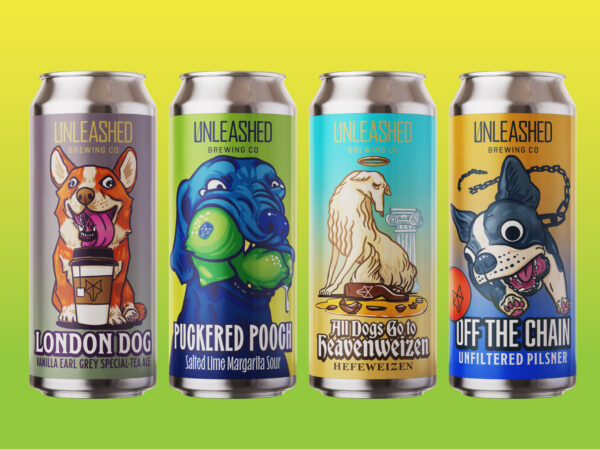 Unleashed Brewing’s Dog Themed Labels