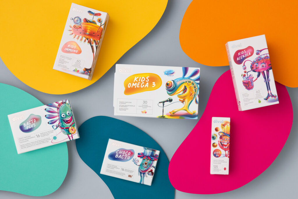 OLVEL children packaging