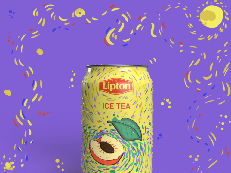 PopGogh Alternative Package Design – Lipton Ice Tea