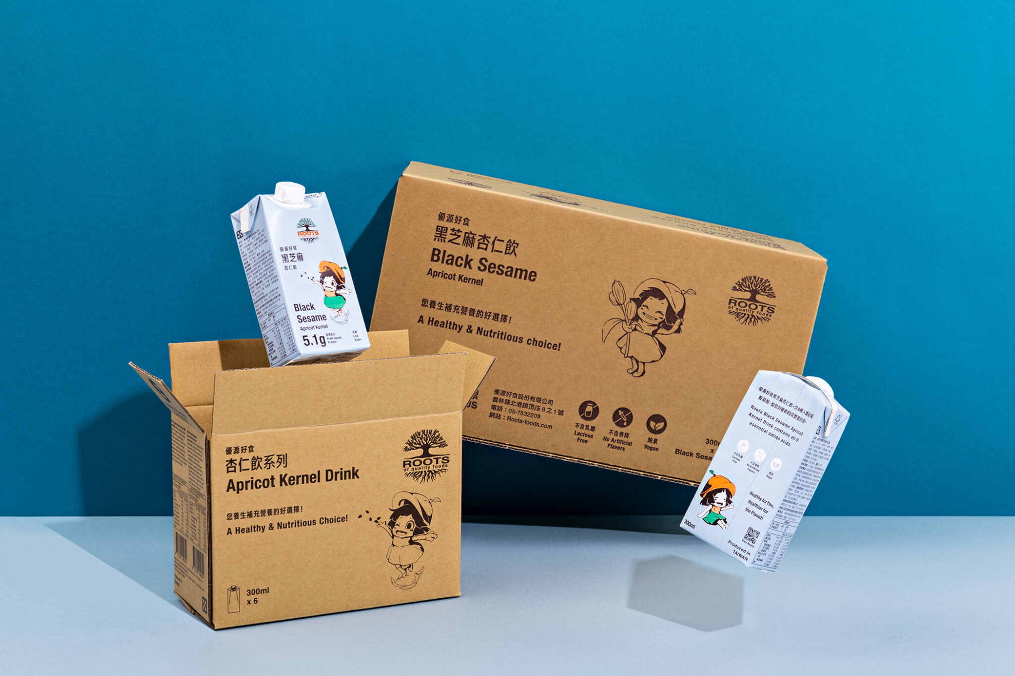 Roots Black Sesame Apricot Kernel Drink