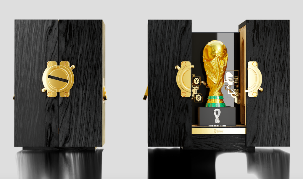 2022 FIFA Replica World Cup Trophy Case