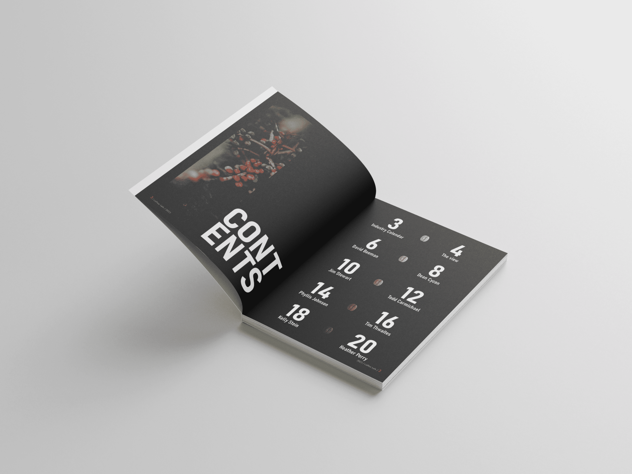 Coffee Talk – magazine redesign