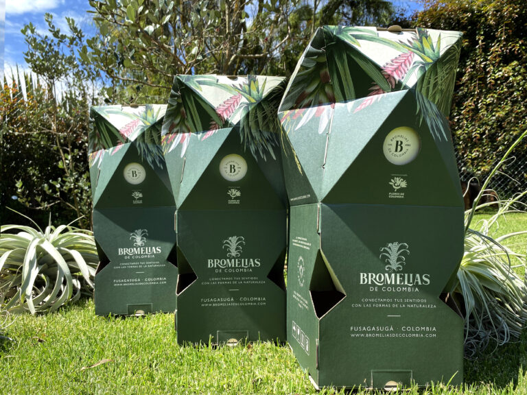 BROMELIAS e-commerce packaging