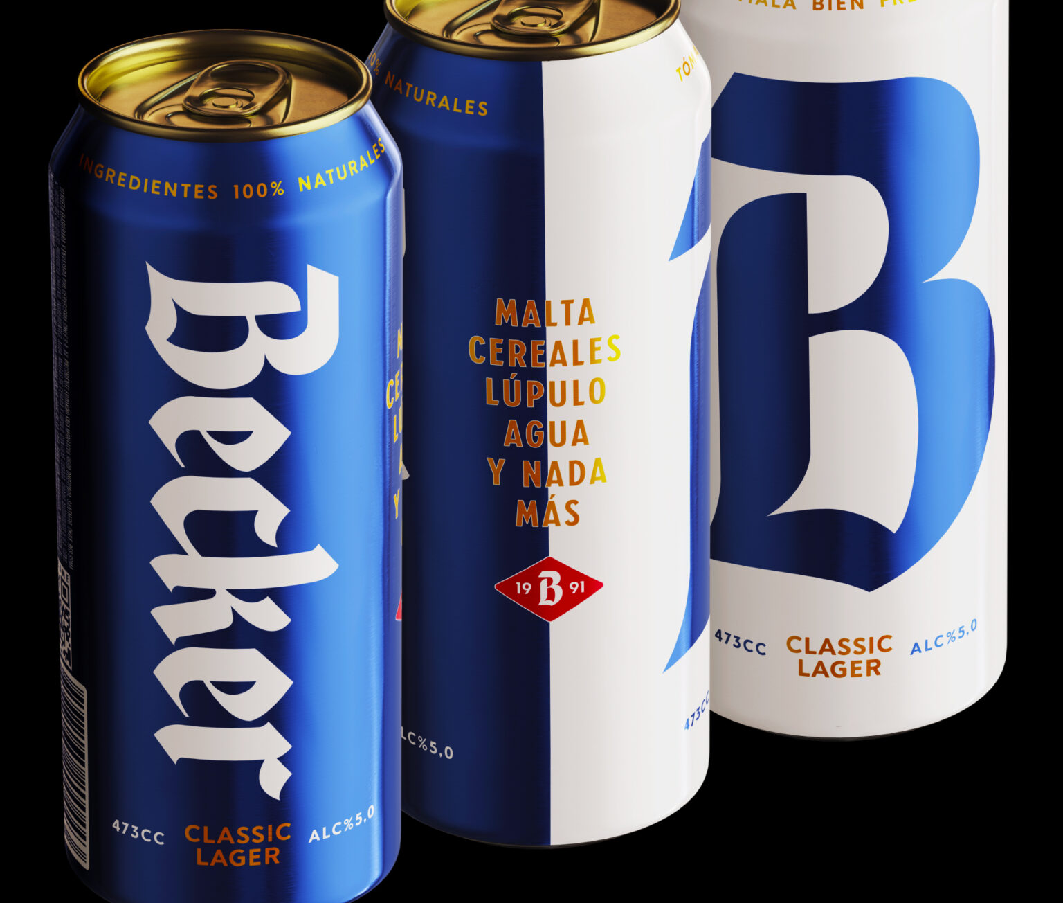 Becker beer | Complete packaging redesign