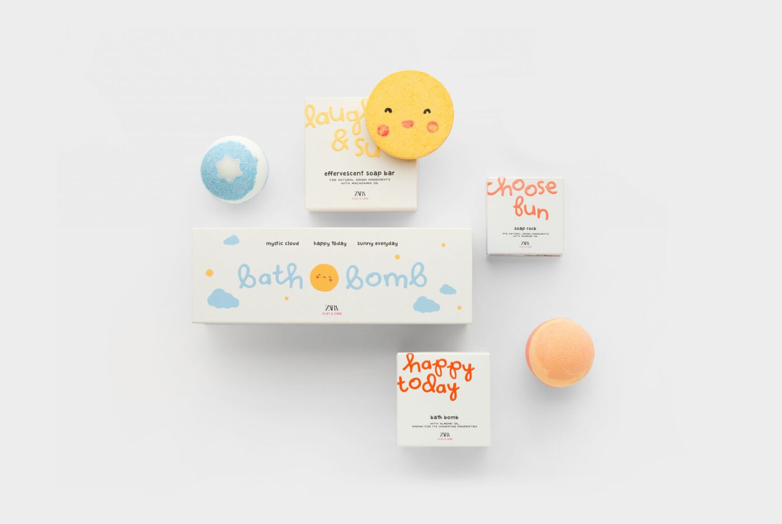 Play & Care. Packaging for kids’s bathroom range.