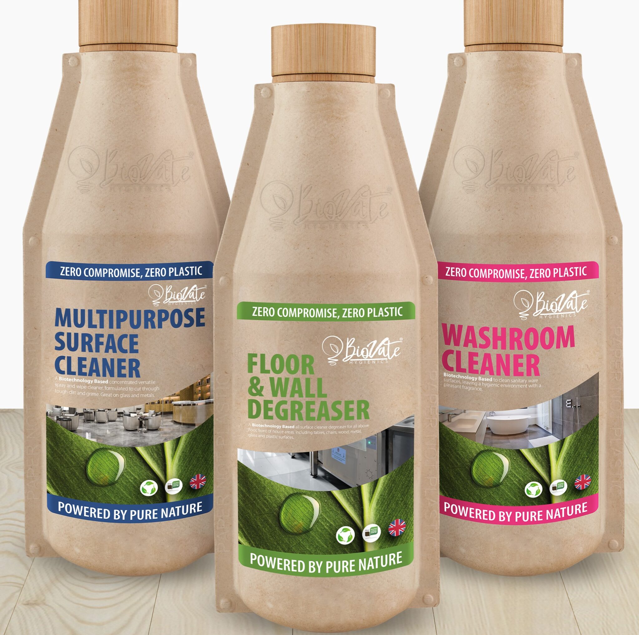 Launch of one of world’s first plastic free bottles for cleaning
