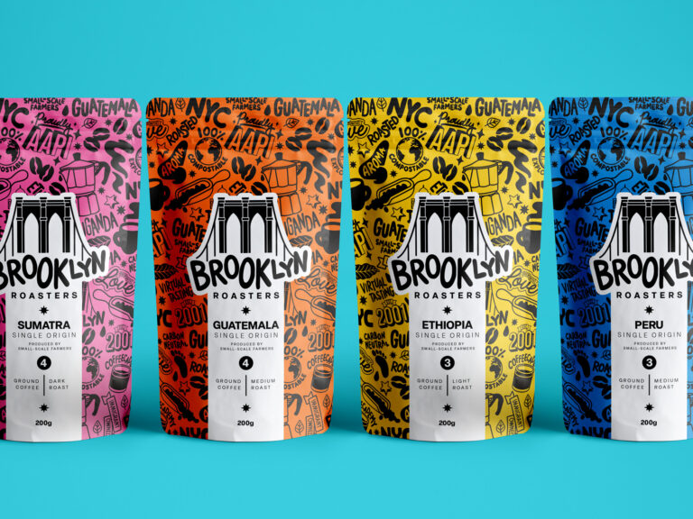 Brooklyn Roasters Illustration/branding – Small Scale Coffee