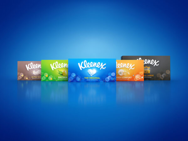 Kleenex Core Tissues redesigned