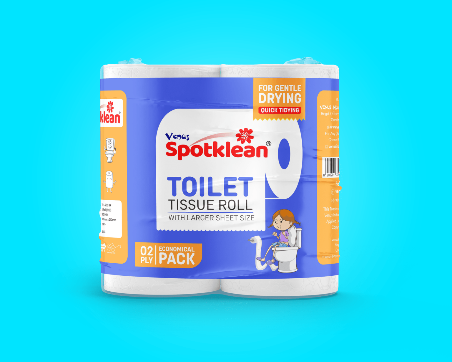 Venus Spotklean Brand’s TOILET ROLL