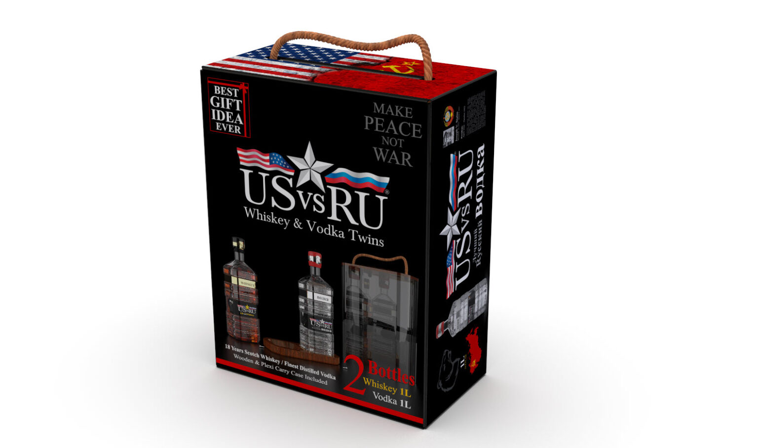 USvsRU Vodka & Whiskey Twin Pack