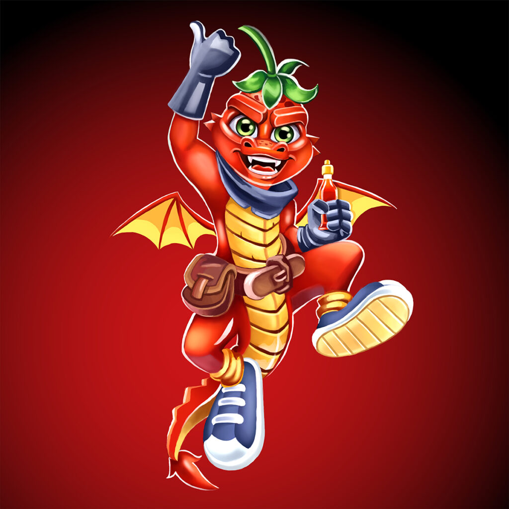 Hot Pepper Sauce Label Design