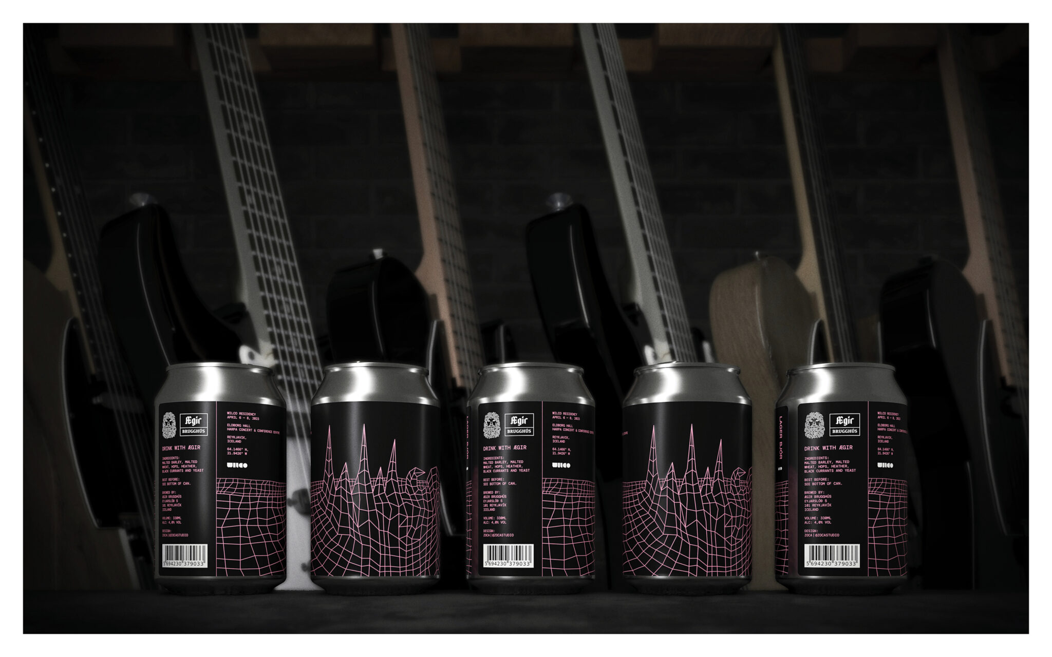 Wilco Icelandic Beer Cans / Ægir Brugghús