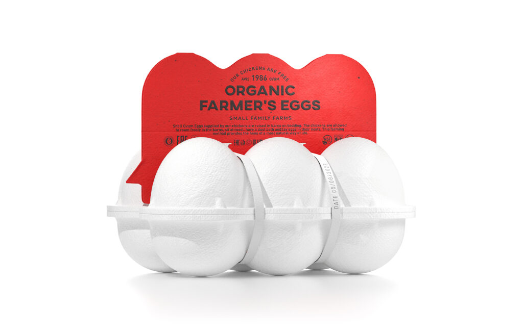 Organic farmer’s eggs