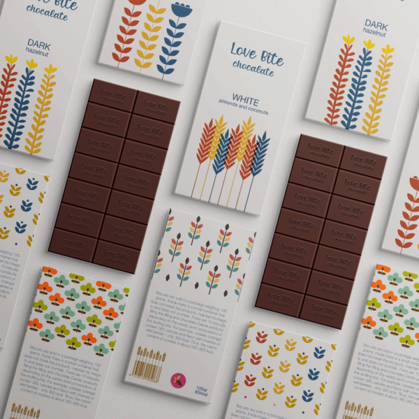Love Bite Chocolate Packaging Design