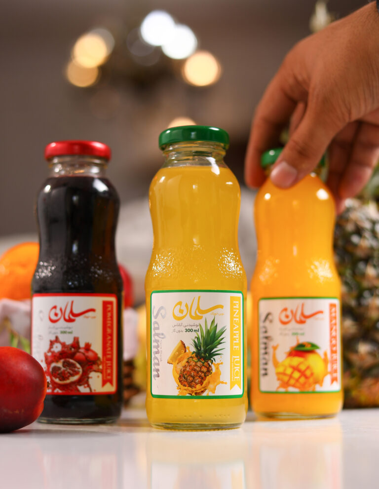 Salman Fruit Juice Label Design