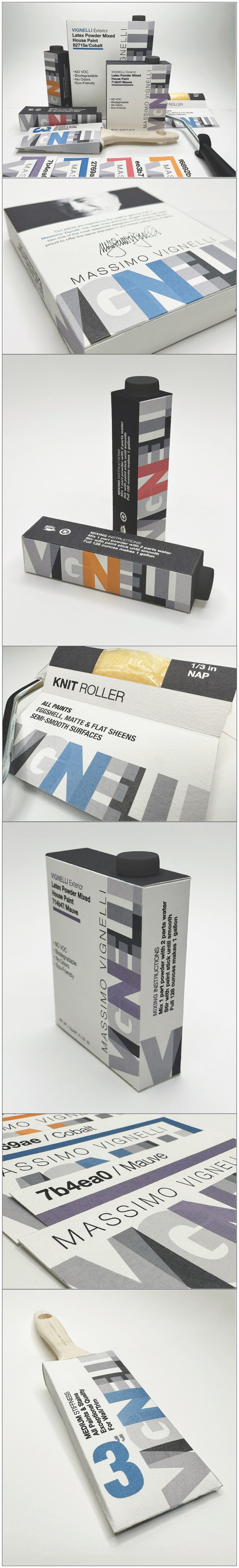 Massimo Vignelli Powder Mixed Paints