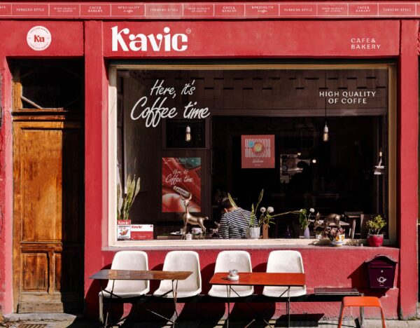 Kevic cafe brand identity