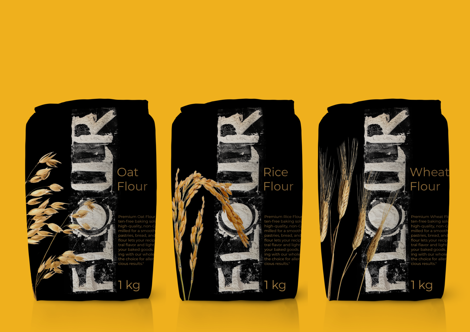 Premium flour packaging design