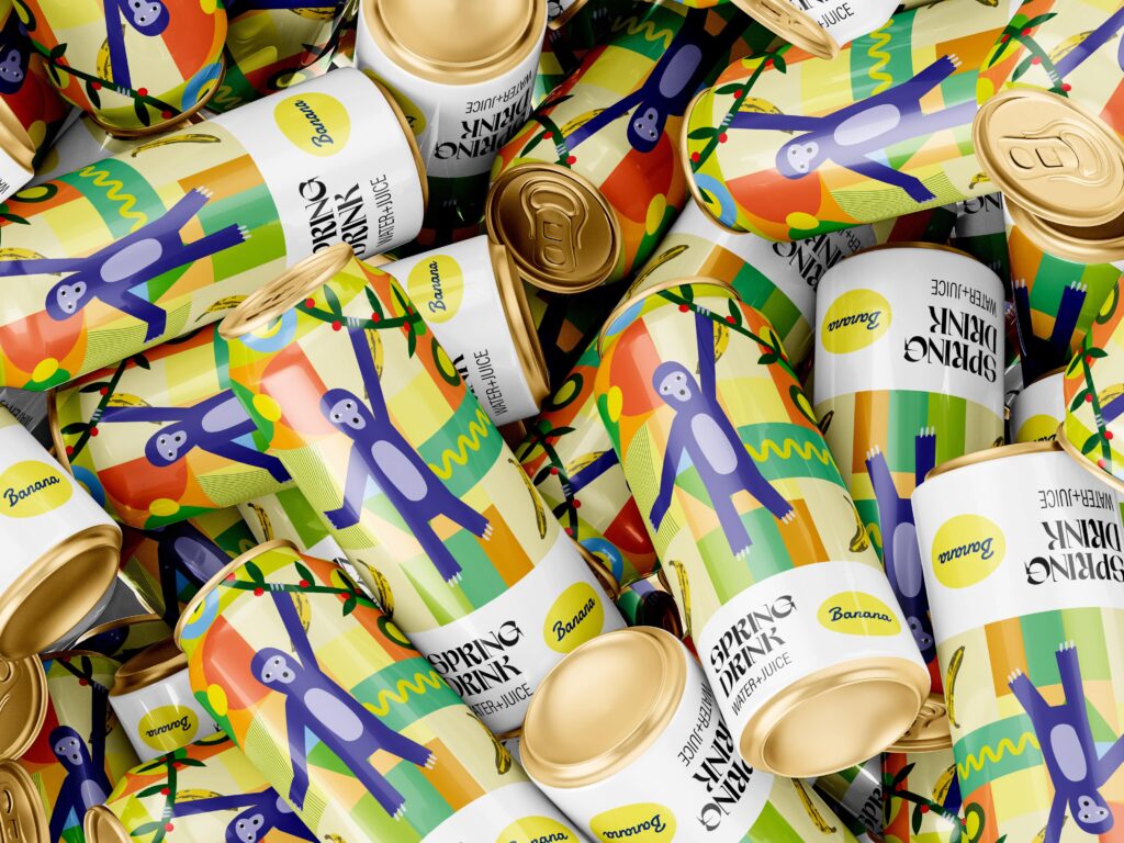 SPRING DRINK  |  Soda can packaging (concept)