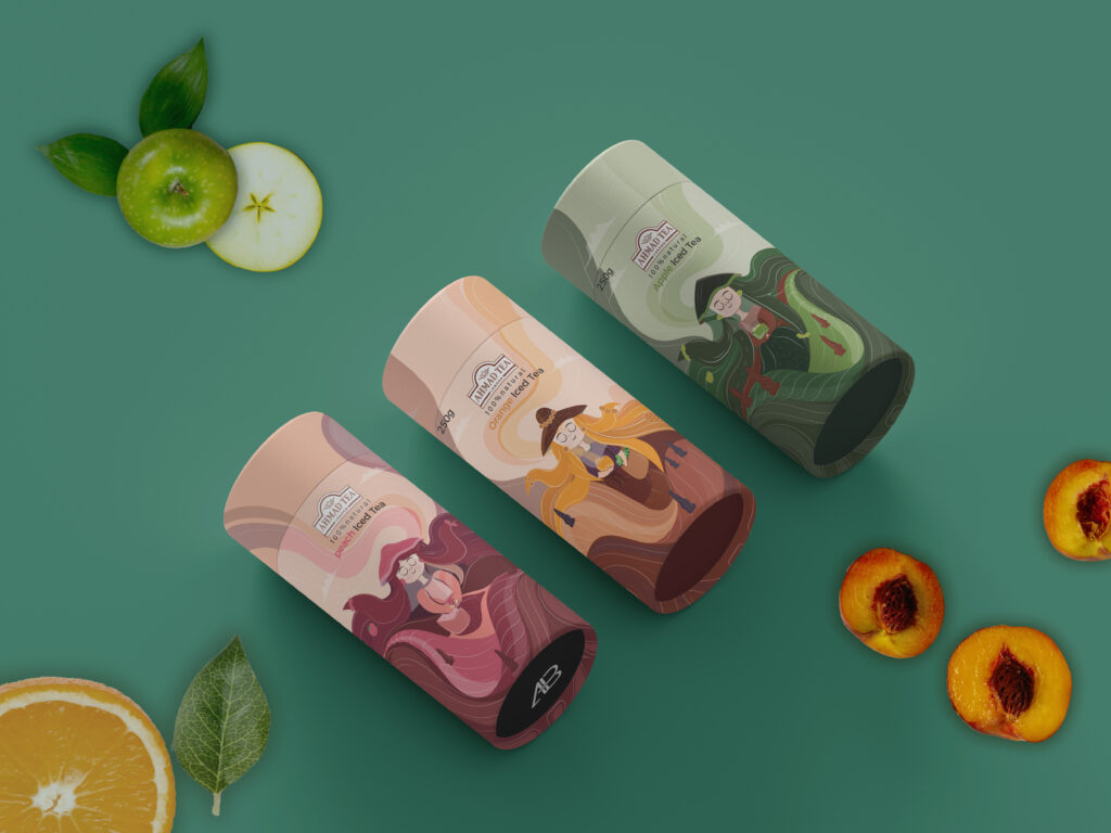 Ahmad Tea packaging