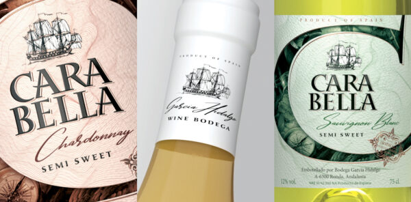 Design labels for white wine