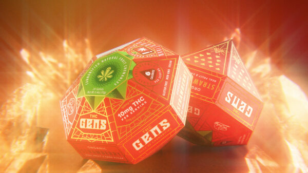 Gems Cannabified Fruit Chewables Packaging