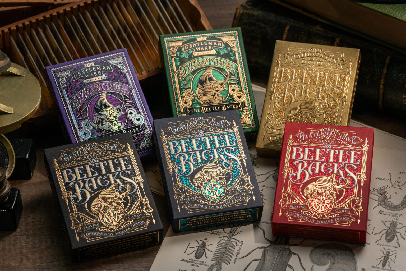 The Beetle Backs Playing Cards