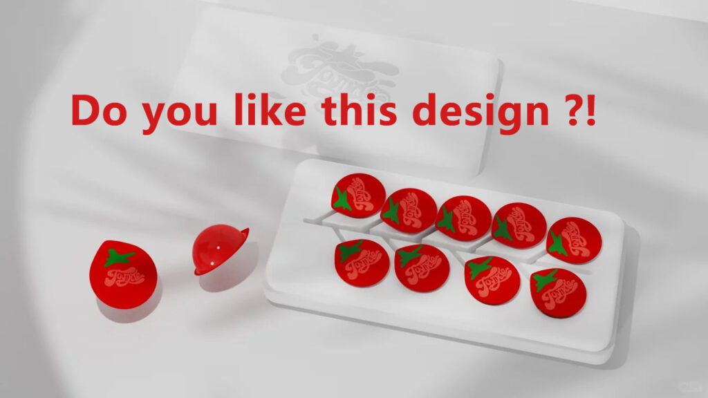Ketchup packaging design