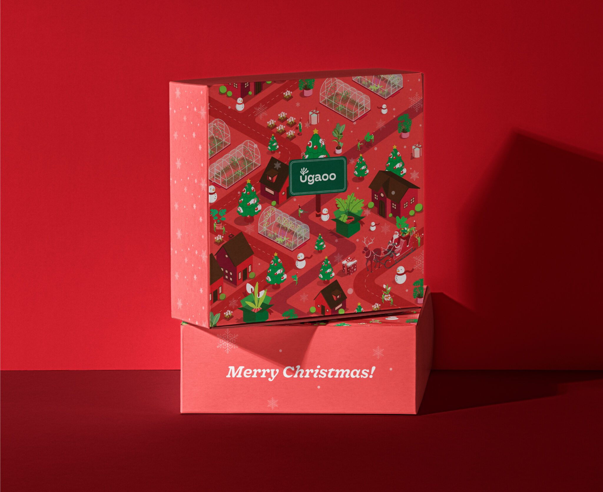 Christmas Themed Packaging For Ugaoo