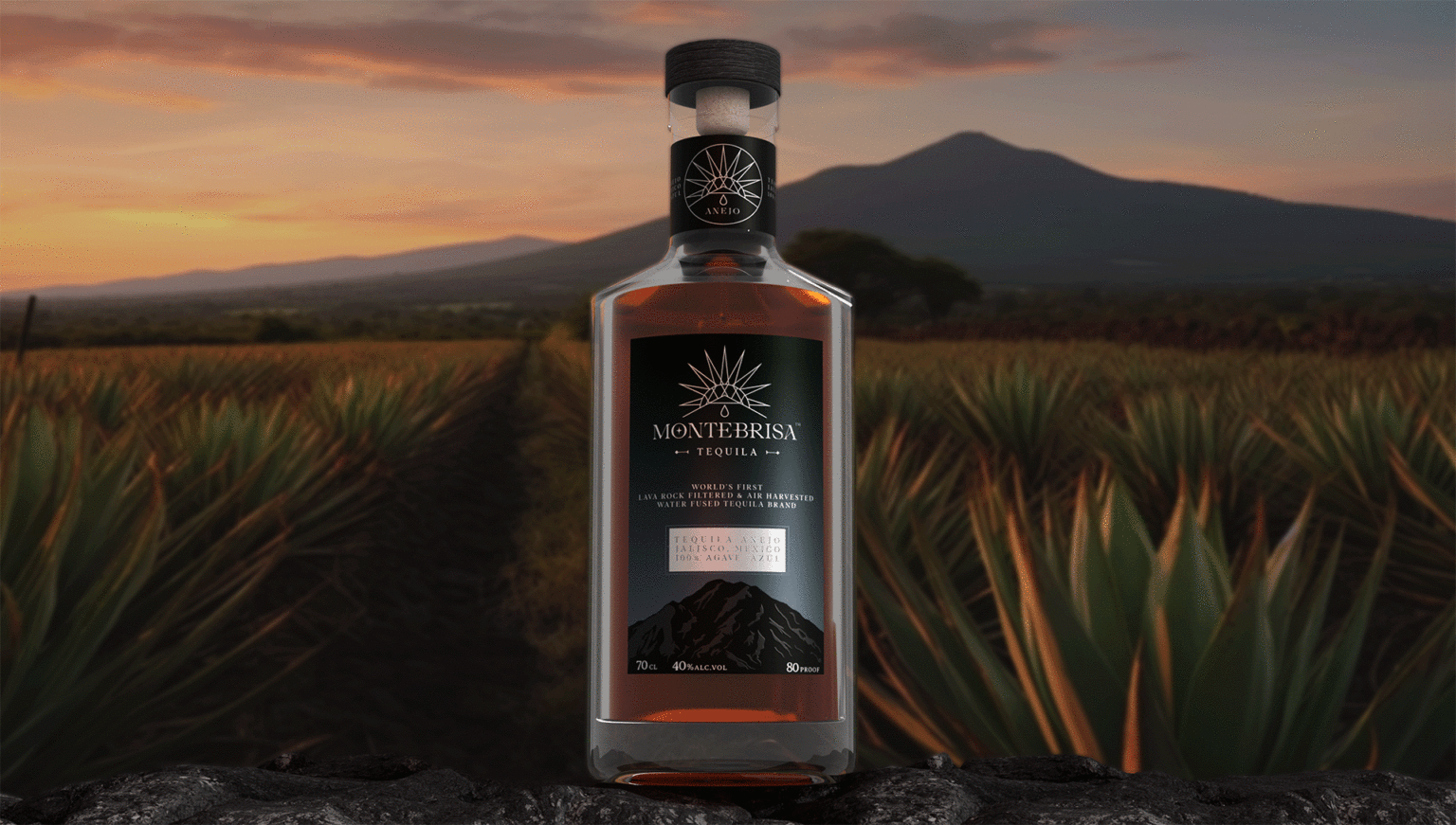 World’s First Lava Rock Filtered Tequila