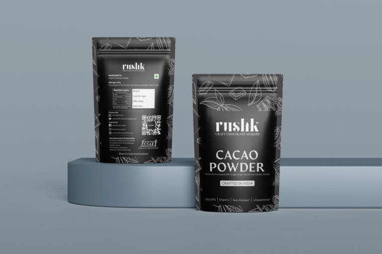 RUSHK Cacao Powder pouches