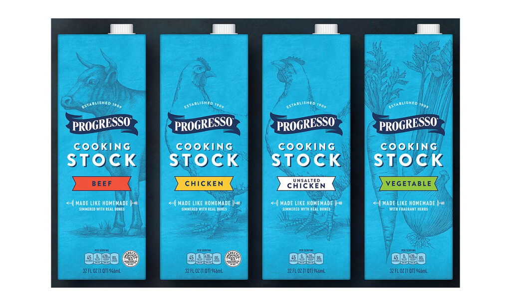 Progresso Packaging Illustrated by Steven Noble