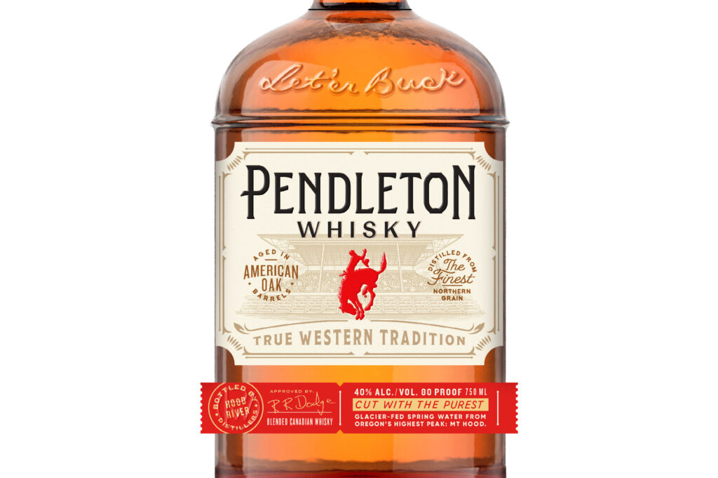 Pendleton Whisky Label rendered by Steven Noble
