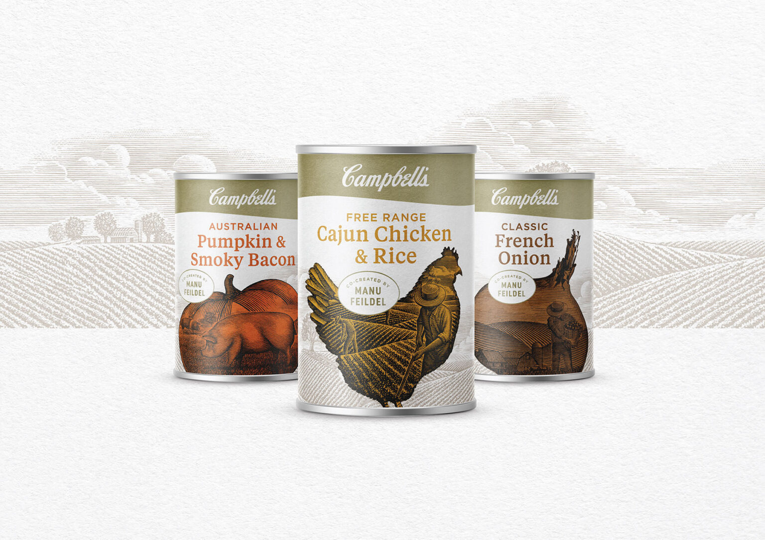 Campbell’s Soup Label Illustrated by Steven Noble