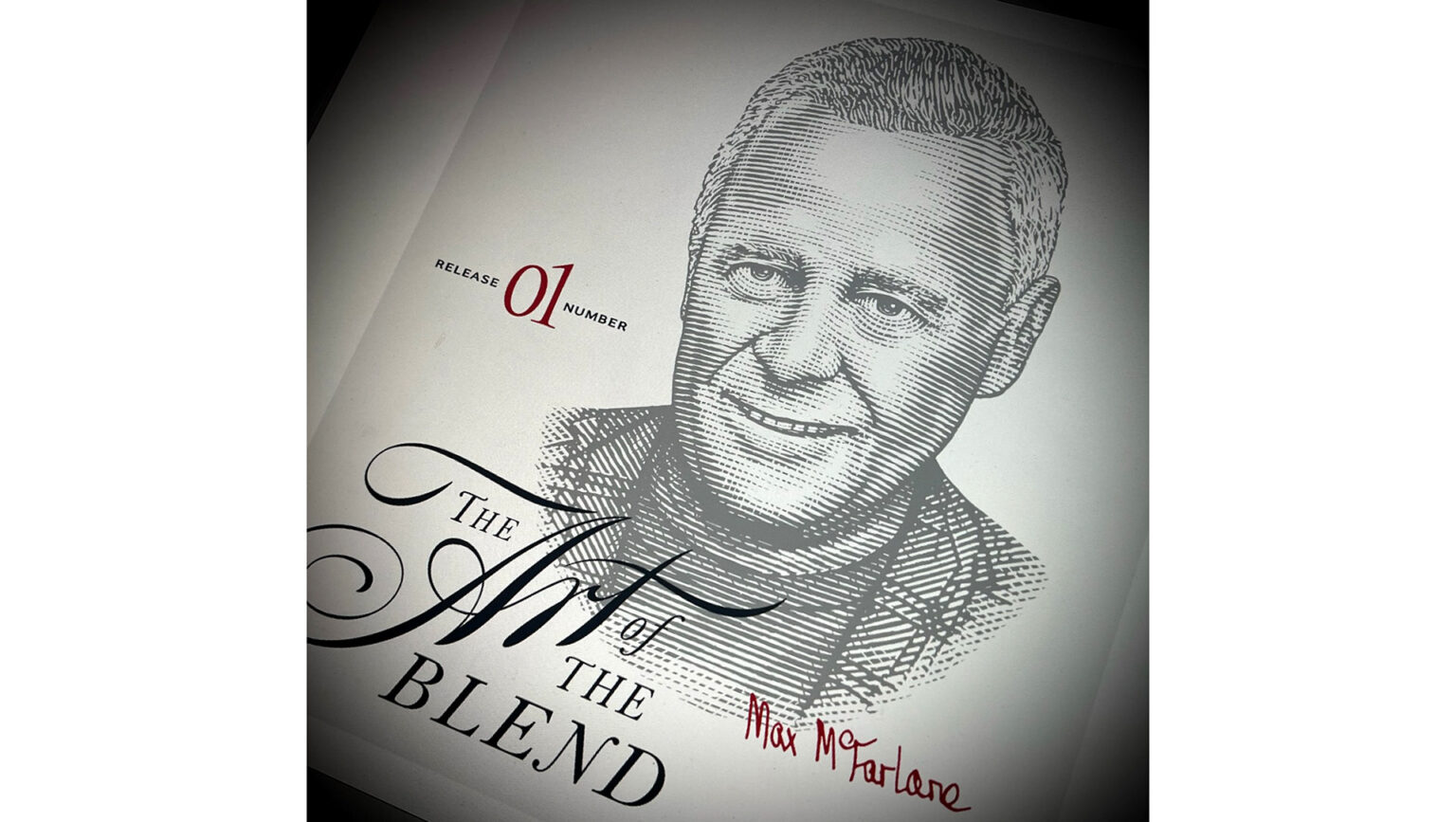 The Art of the Blend Label Illustrated by Steven Noble