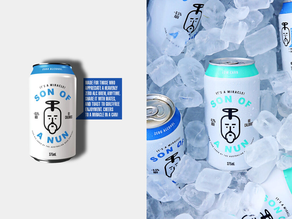 Son of a Nun alcohol free beer