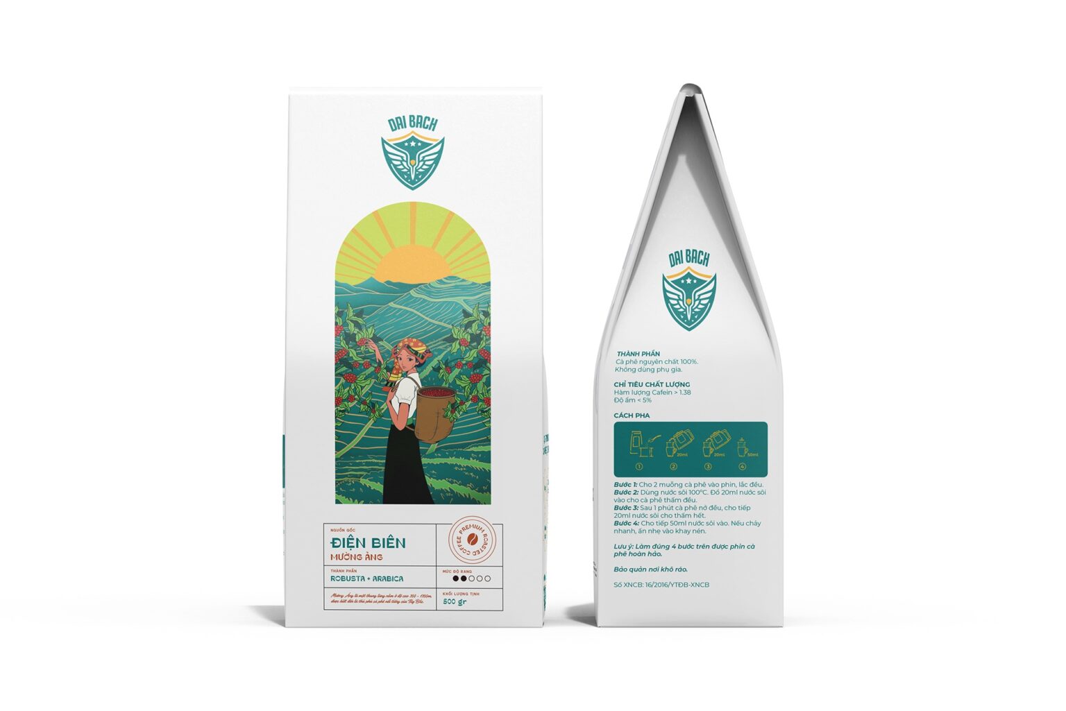 Dai Bach Coffee Packaging Design