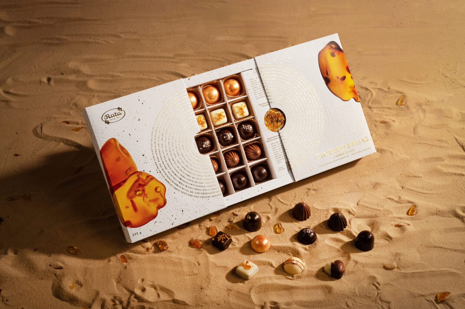 RŪTA. Chocolate Collection Amber Road