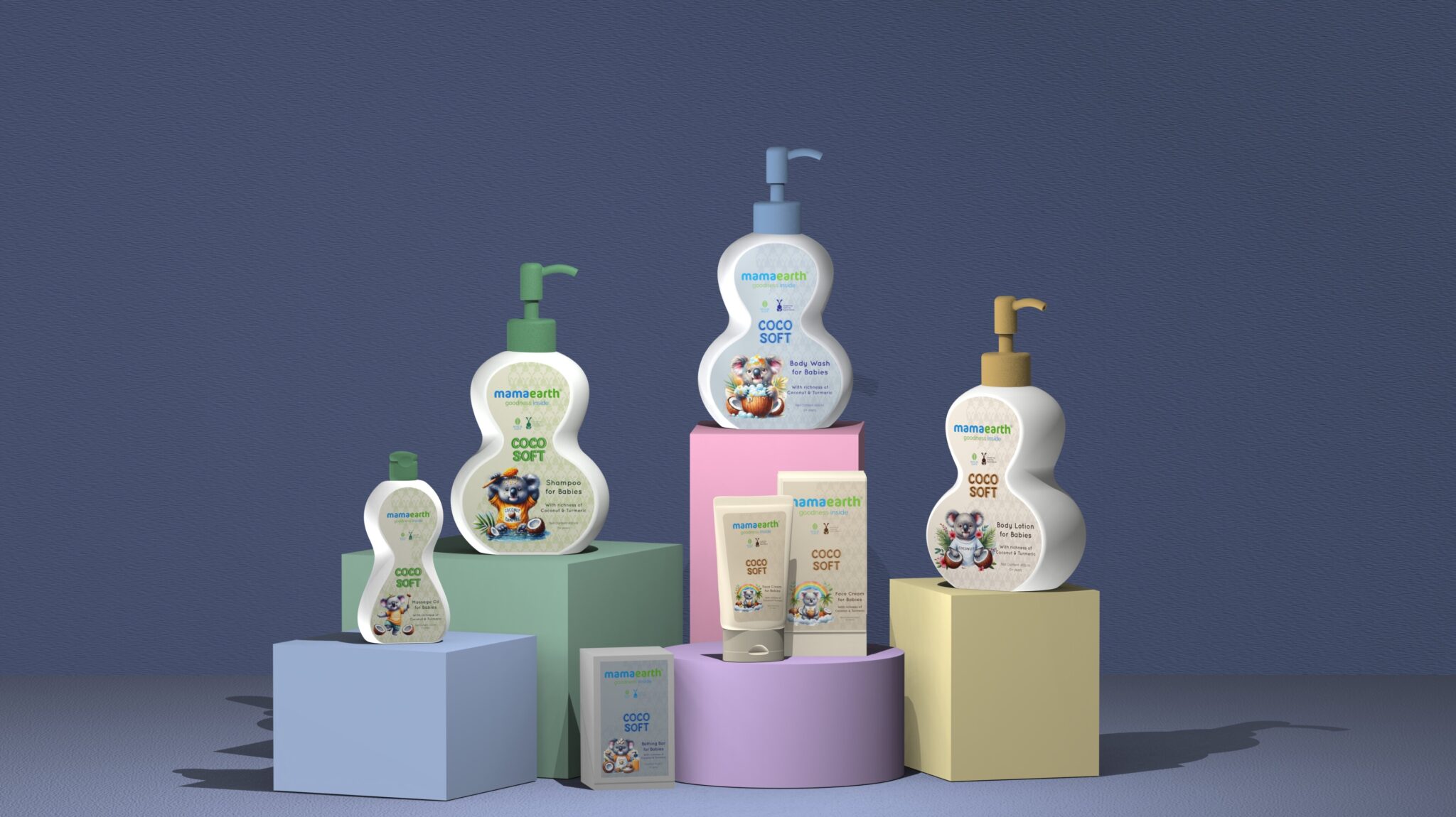 Revamped packaging of Mamaearth baby care range