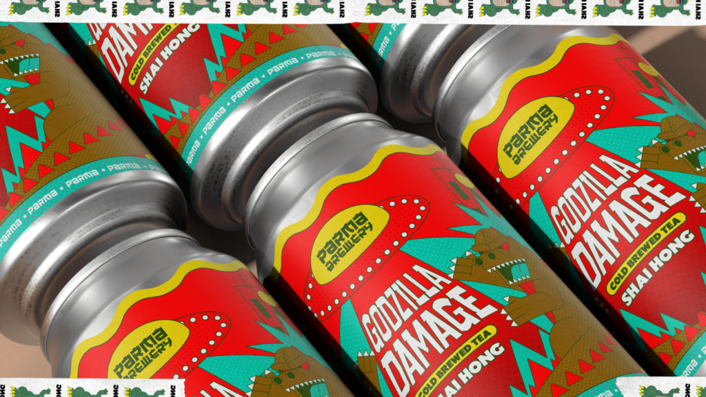 Godzilla Damage – cold brewed tea