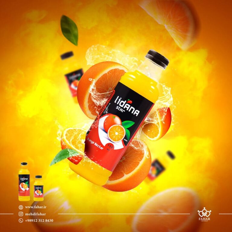 Lidana Star juice label design