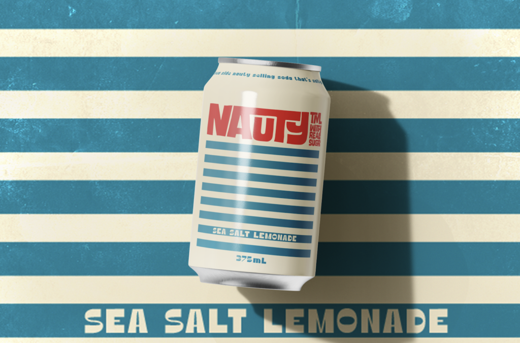 Introducing Nauty Soda with a twist of sea salt